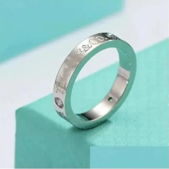 Luxury 1837 Jewelry 925 sterling silver High Quality Anniversary Ring
