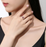 Luxury 1837 Jewelry 925 sterling silver High Quality Anniversary Ring