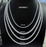 925 silver tennis chain + tennis bracelet