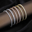 925 silver tennis chain + tennis bracelet