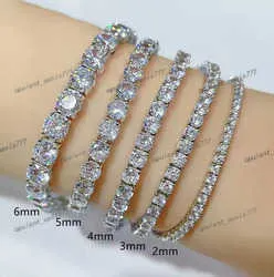 925 silver tennis chain + tennis bracelet