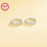 Silvery Delicate Hoop Luxary Earrings