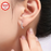 Silvery Delicate Hoop Luxary Earrings